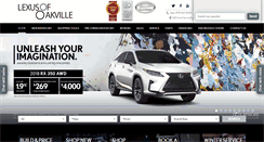 Desktop Screenshot of lexusofoakville.ca