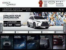 Tablet Screenshot of lexusofoakville.ca